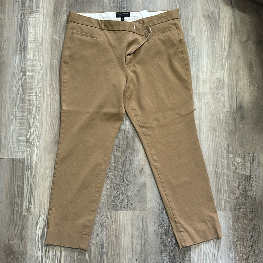 Size 16 banana republic tan skinny cropped pants